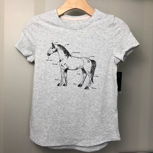 Dover Saddlery Parts of Pony Tshirt Girl's Size XL